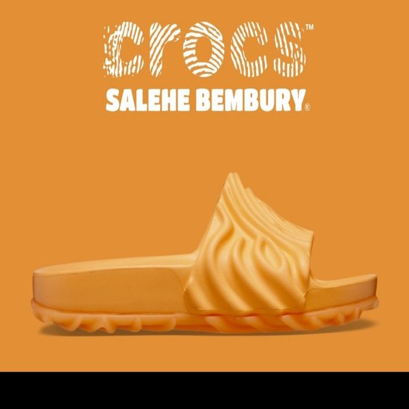 Salehe Bembury X  Crocs Pollex Slide "Citrus Milk" - M9 W11 - Picture 1 of 3